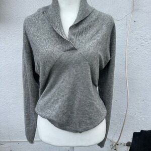Talbots Gray Cowl Neck Sweater